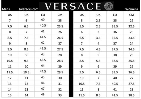 size 10 in versace shoes|Versace shoe size chart.